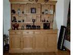 Antiqe Pine 6ft wide Dresser with plate racking &....